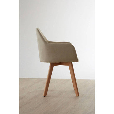 Stone Fabric Dining Chair