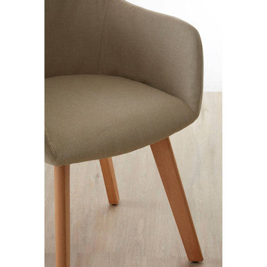 Stone Fabric Dining Chair