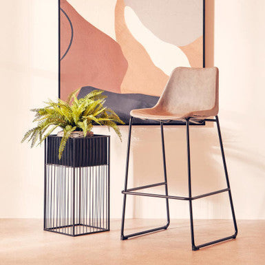 Ash Bar Chair with Angled Legs