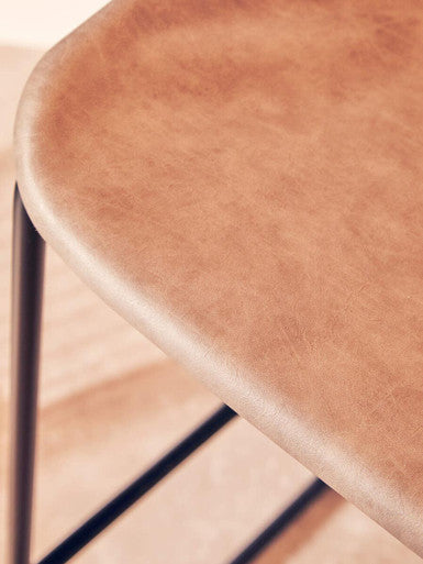 Ash Bar Chair with Angled Legs