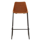 Camel Bar Chair with Black Legs