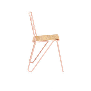 Pink Metal Chair