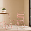 Pink Metal Chair