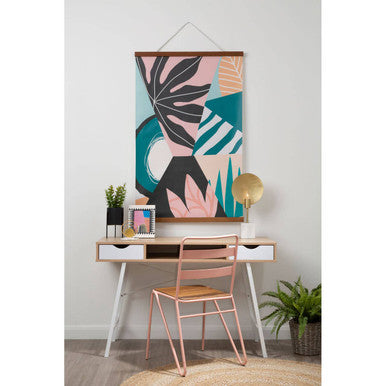 Pink Metal Chair