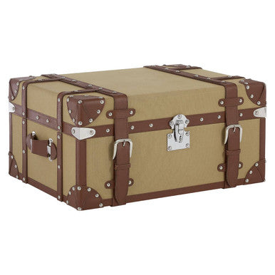 Natural Canvas Storage Trunk
