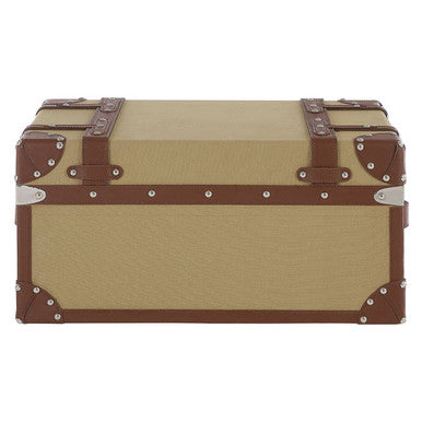 Natural Canvas Storage Trunk