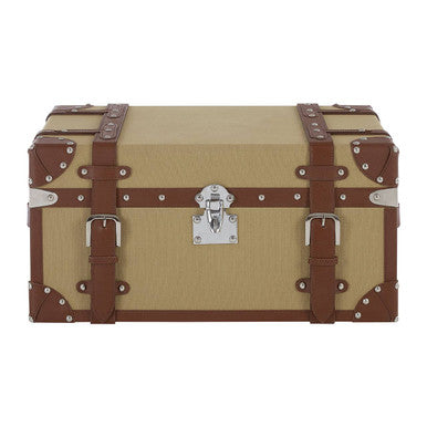 Natural Canvas Storage Trunk