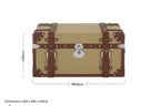 Natural Canvas Storage Trunk