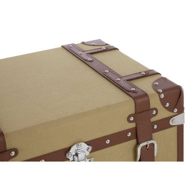 Natural Canvas Storage Trunk