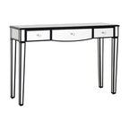 Mirrored Frame 3 Drawer Console Table