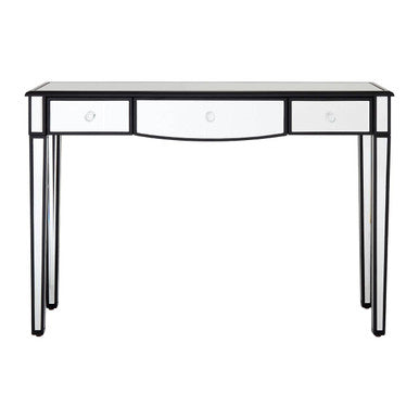 Mirrored Frame 3 Drawer Console Table