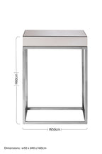 Mirrored Side Table