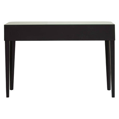 Silver Mirrored 3 Drawer Console Table with Crystal Knobs