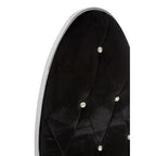 Black Velvet Baroque Chair