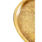 Gold Finish Small Side Table