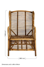 Grey Natural Kubu Rattan Chair