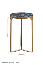 Agate Round Side Table