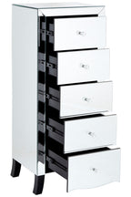 Mirrored 5 Drawer Chest