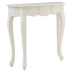 White Wooden Console Table