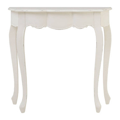 White Wooden Console Table