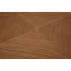 Black and Natural Wooden 1 Drawer Coffee Table