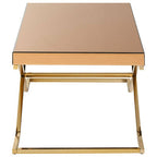Brown Mirrored Coffee Table