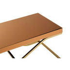 Brown Mirrored Coffee Table