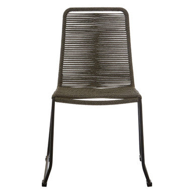 Grey Rope Chair