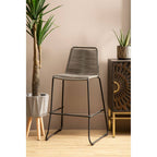 Grey Rope Bar Chair