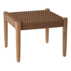 Natural Woven Rope Footstool