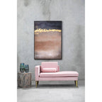 Stone Grey Marble Effect Side Table and Stool