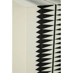 Black and White Resin Stool and Table