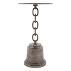 Black Nickel Finish Side Table