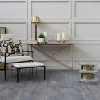 Clear Glass and Gold Finish Side Table