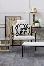 Clear Glass and Gold Finish Side Table