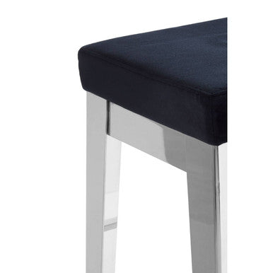 Black Velvet Bar Stool