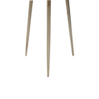 Natural Acacia Wood Small Round Side Table