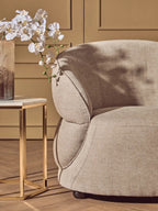 White Marble Hexagonal Side Table