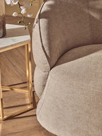 White Marble Hexagonal Side Table