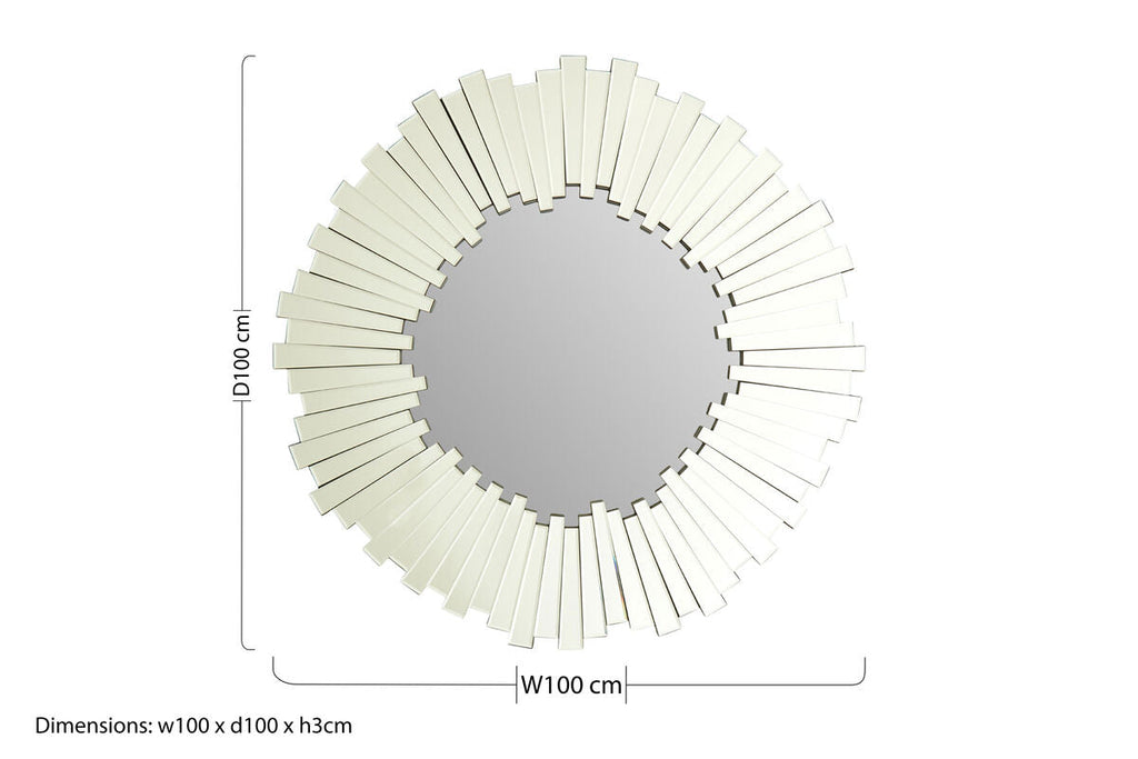 Flared Wall Mirror