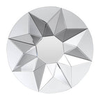 3D Shape Round Wall Mirror