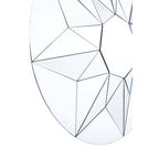 3D Shape Round Wall Mirror