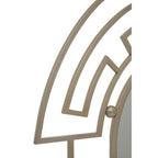 Four-Panel Silver Round Wall Mirror
