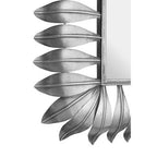 Silver Leaf Frame Wall Mirror