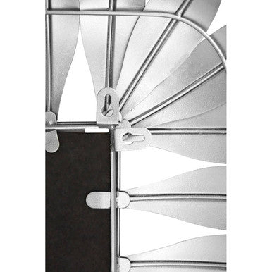 Silver Leaf Frame Wall Mirror