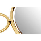 Gold Finish Pendant Wall Mirror