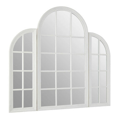 White Finish Dressing Table Mirror