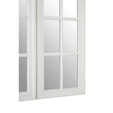 White Finish Dressing Table Mirror