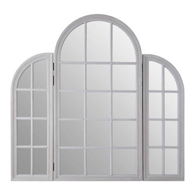 Grey Finish Dressing Table Mirror