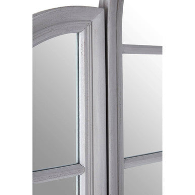 Grey Finish Dressing Table Mirror